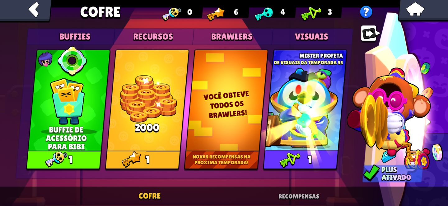CONTA DE BRAWL STAR 47K DE TROFÉUS