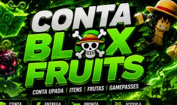 Blox Fruits | Conta UPADA | GAMEPASSES + Frutas + Itens | roblox