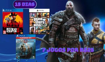 Jogos Ps4 e Ps5 7 JOGOS por 15 dias