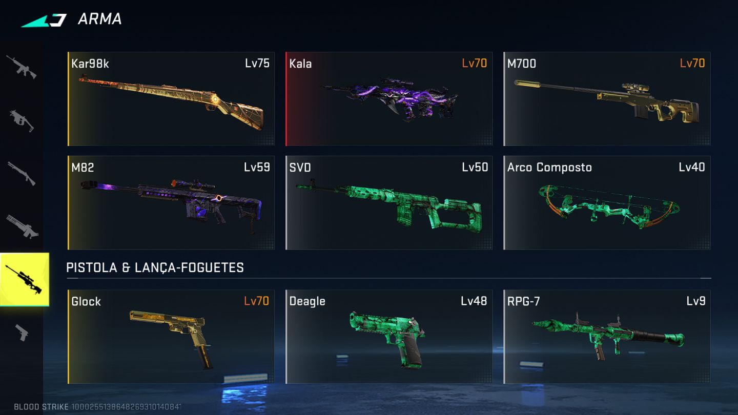 Conta Nivel 50 com alguns itens bons