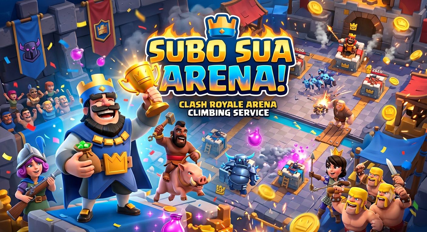 PUSH DE ARENA!! Clash Royale, Subo seu passe e dentre outros!!