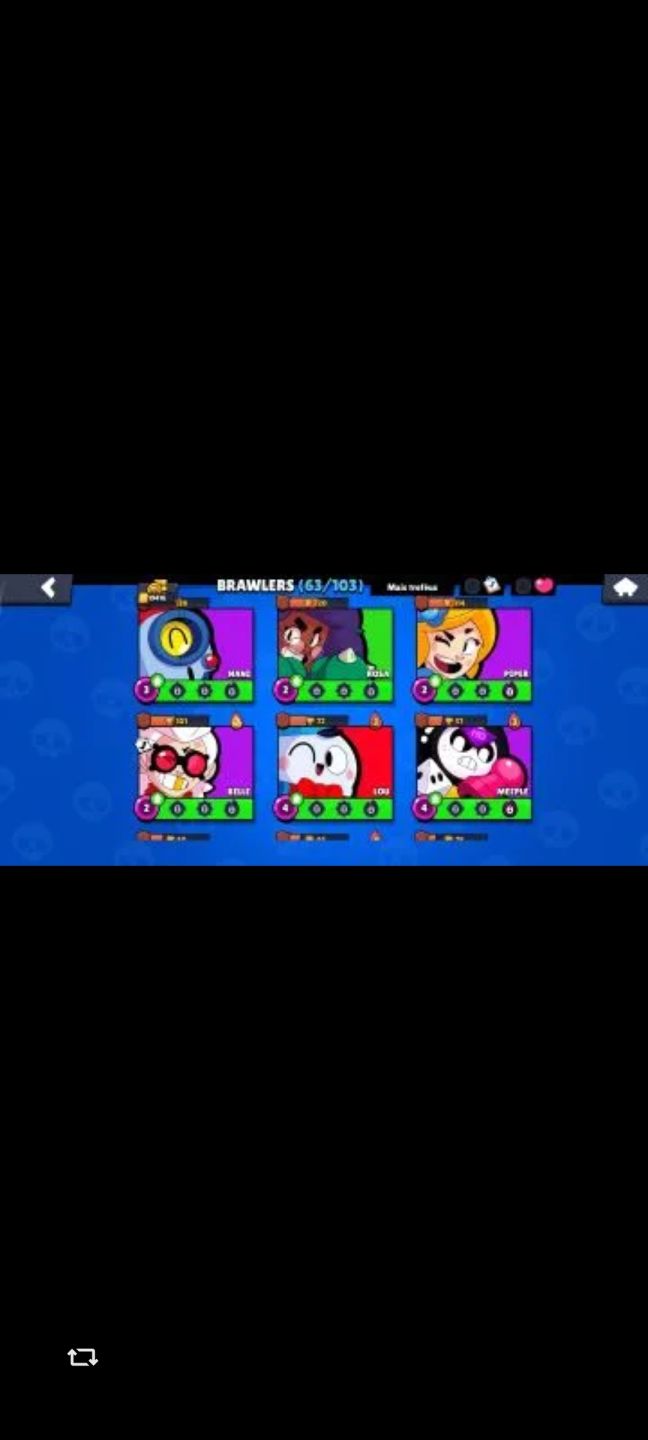 CONTA DE BRAWL STARS COM MUITOS TROFEUS E SKINS LENDARIAS