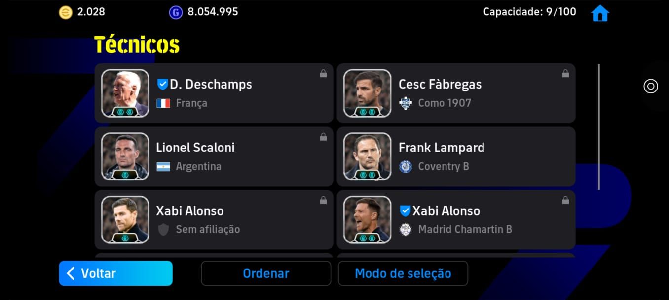 CONTA META DE EFOOTBALL MOBILE COM CARTAS RARAS DA ÉPOCA DO PES! (SUAREZ GREMIO)