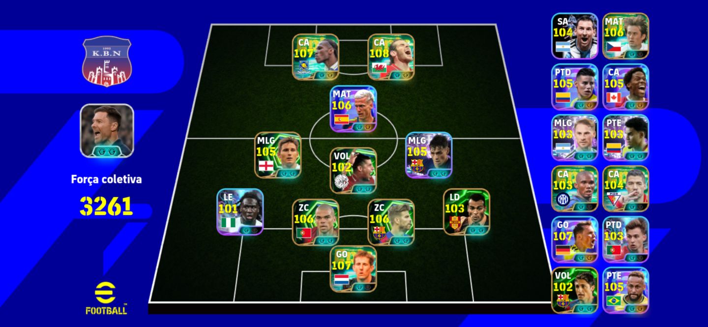 CONTA EFOOTBALL RARA E MUITO FORTE
