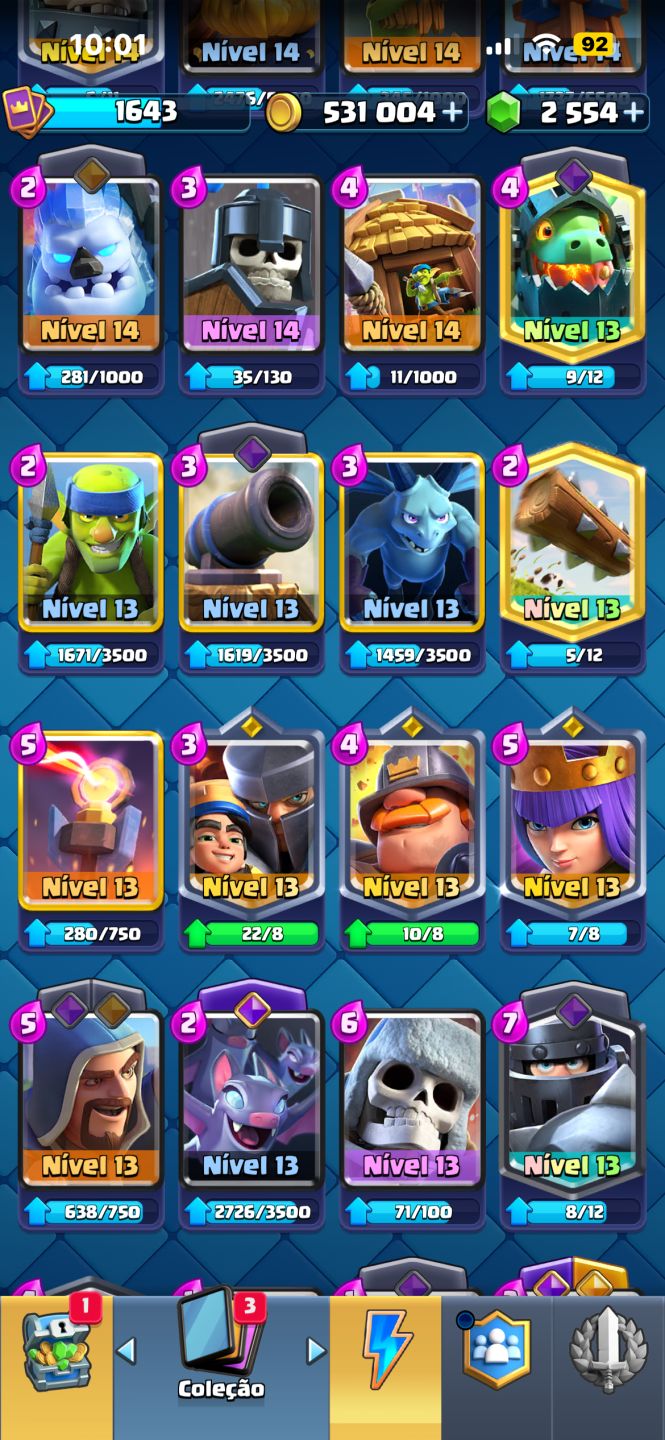 Conta clash 12k troféus