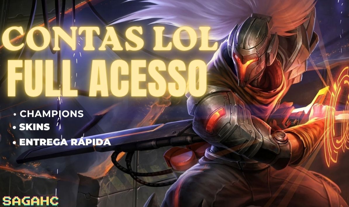 CONTAS LOL COM SKINS E CAMPEOES FULL ACESSO