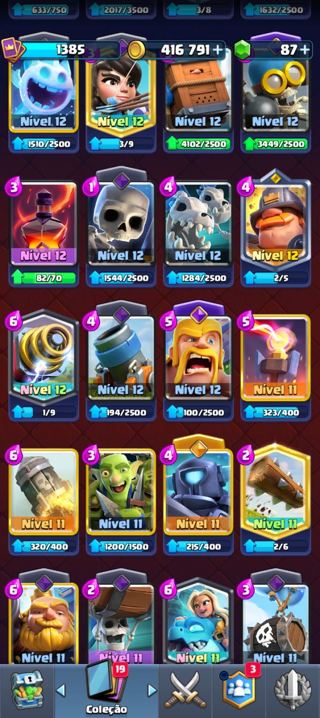 Conta De Clash Royale: Conta Rara