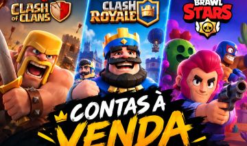 Venda de conta de Brawl Stars, Clash of Clans e Clash Royale em um unico email !