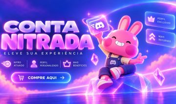 [MAIS BARATO] DISCORD CONTA COM NITRO NITRADA 1 e 3 MESES (ENTREGA AUTOMATICA)