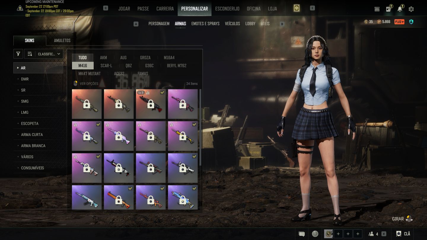 CONTA PUBG STEAM PROGRESSIVAS + 3 PERSONAGENS