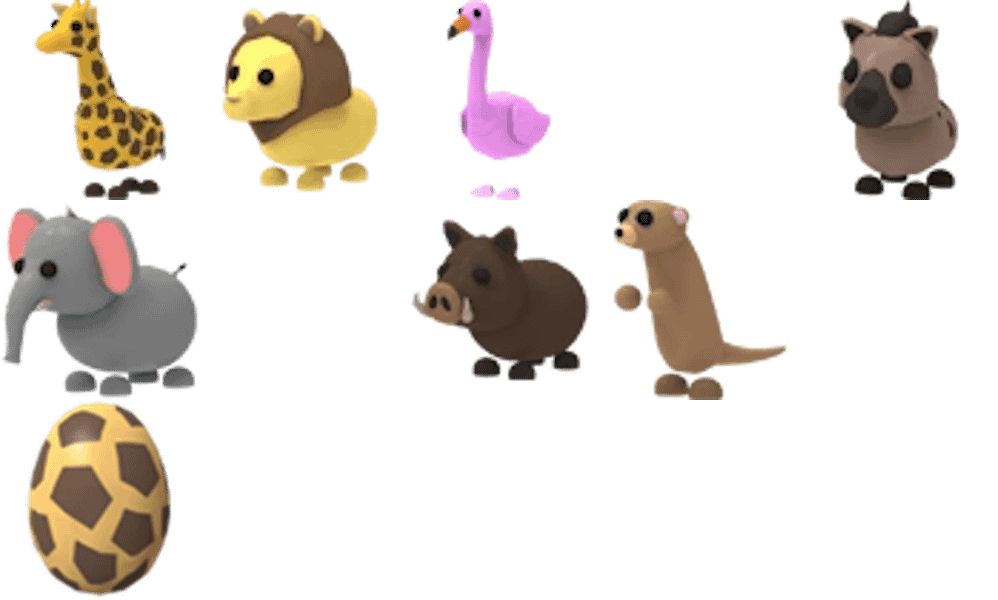 PETS ANTIGO /Tartaruga, Flamingo, Leão, Elefante, Crocodilo