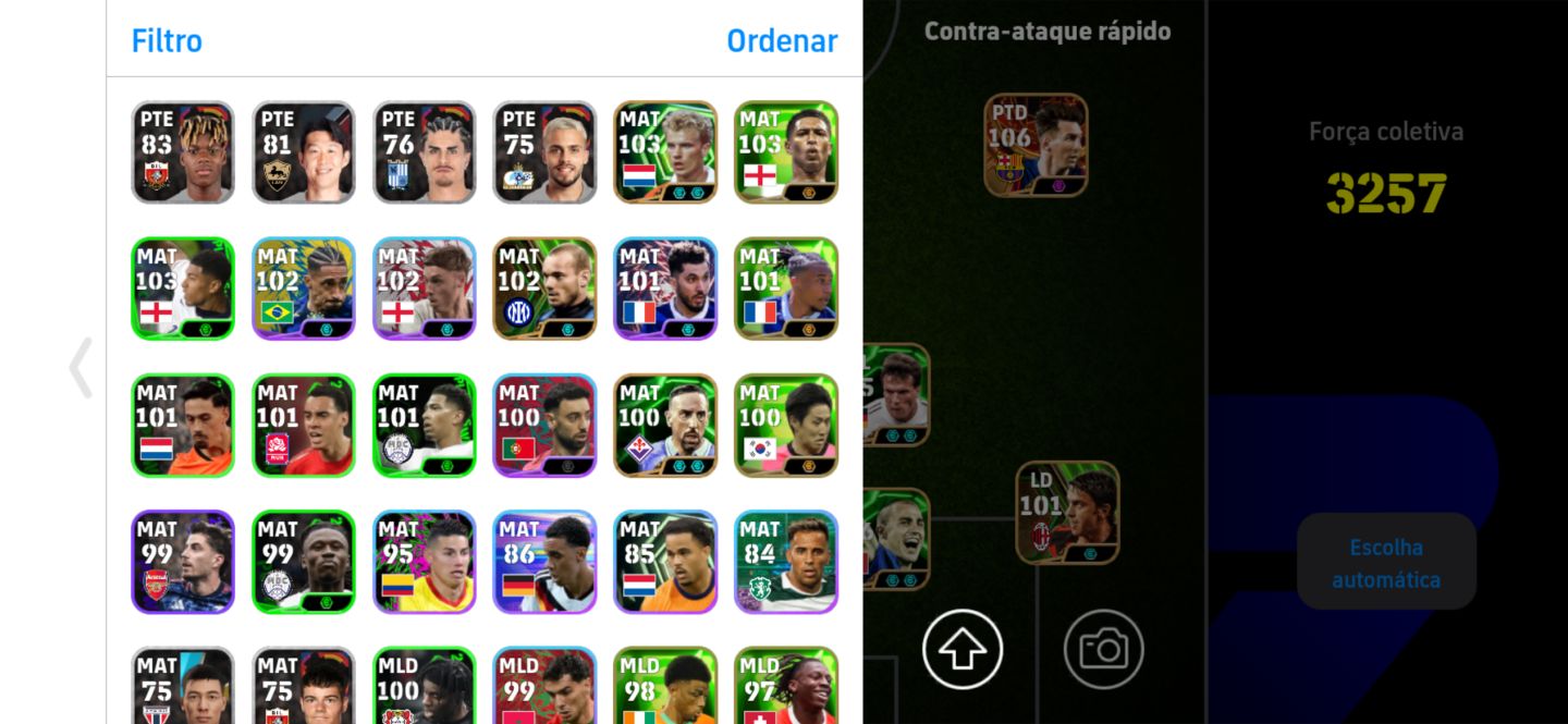CONTA INSANA COM 2 MESSI BIG TIME E COMPANHIA, CONTA PRA PRIMEIRA DIVISÃO