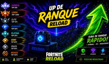 ELOJOB FORTNITE RELOAD - QUALQUER RANQUE ATÉ SURREAL