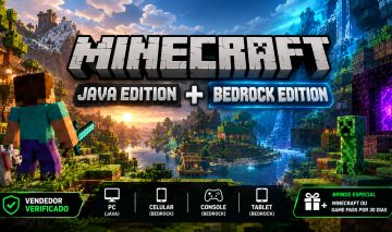 MINECRAFT ORIGINAL JAVA & BEDROCK 30 Dias