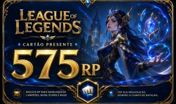 Gift Card League of Legends 575 RP