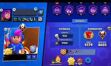 Conta Brawl 57k trof, TODOS BRAWLERS, TODO BUFF, 2018, 65 brawler lvl 11