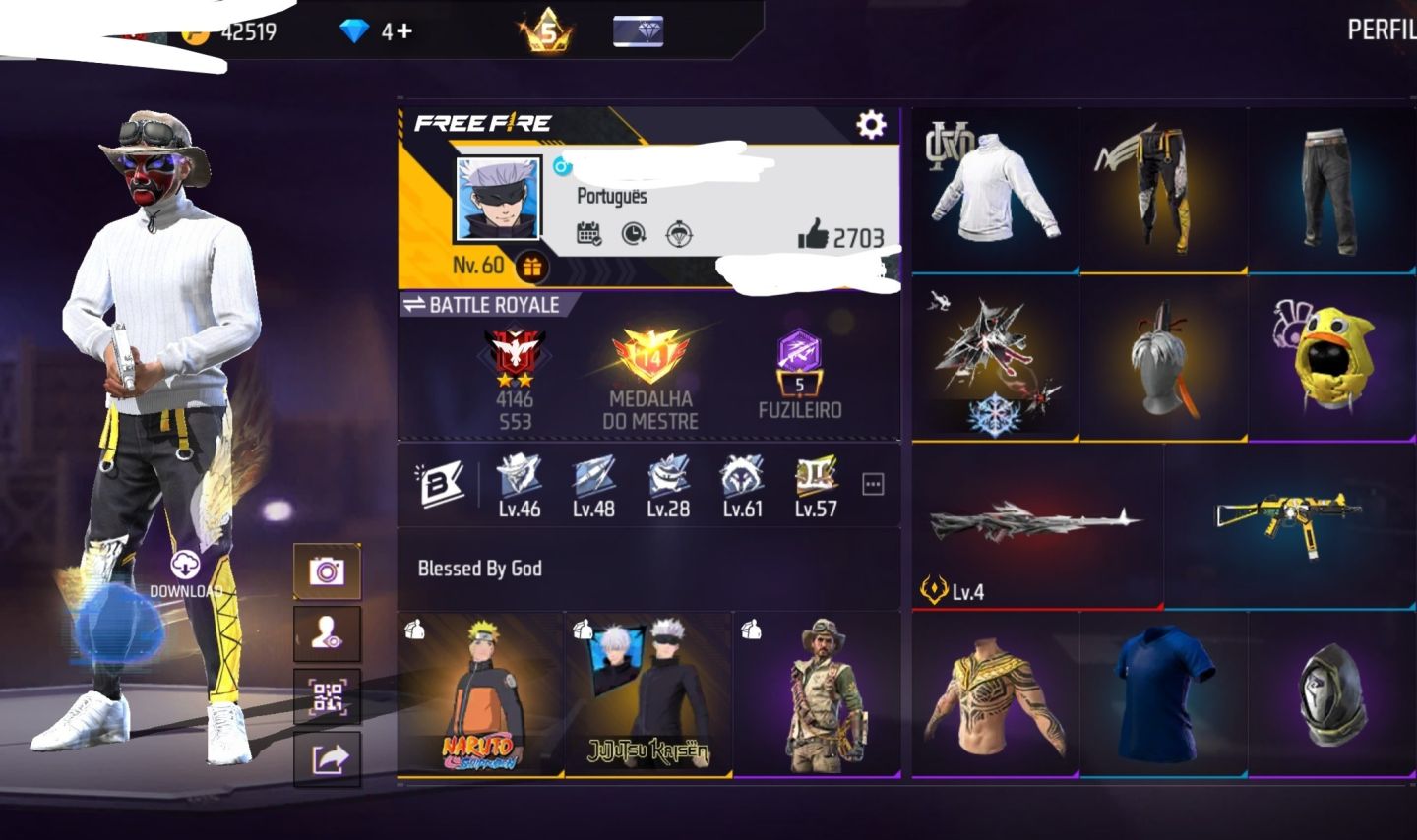 Conta de Free Fire muito boa para não começar do zero