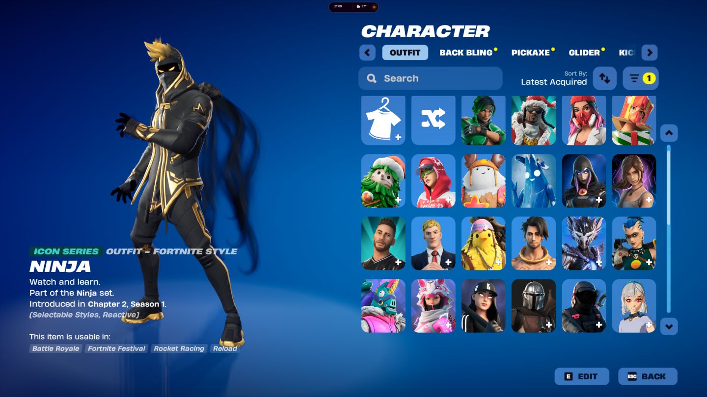 Conta de fortnite antiga nao jogo a MUITO tempo