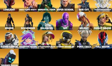 Conta de fortnite com helsie,korra,erisa, zoe clash e muito mais