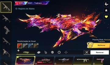 CONTA DE BLOOD STRIKE COM ARMA EVO, ETERNA, FACAS+ PERSONAGENS