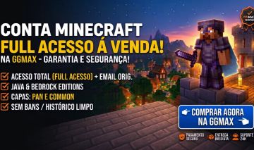 Conta Minecraft Original Java + Bedrock | Full Acesso