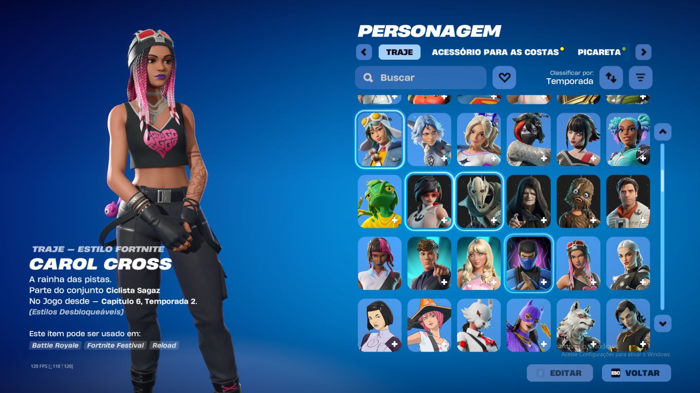Conta Fortnite Rara