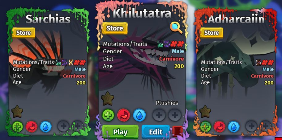 Creatures of Sonaria: Slots PVP/Venerados