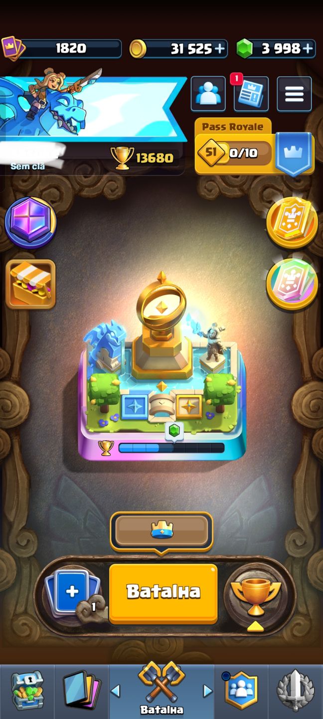 Conta Clash Royale!!!