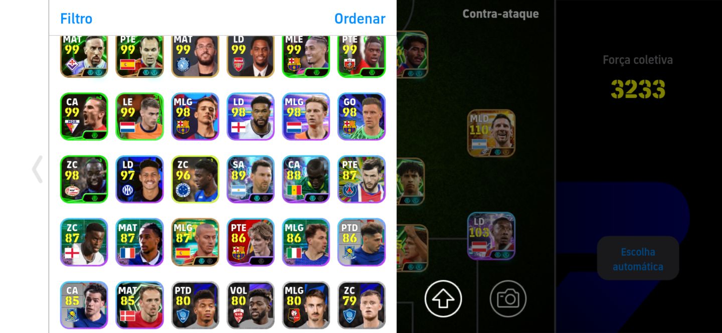 Conta efootball mobile 3230+ somente konami Id
