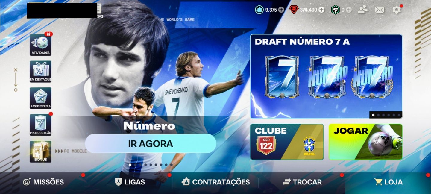 SUPER CONTA DE FC MOBILE COM 370.000 JÓIAS