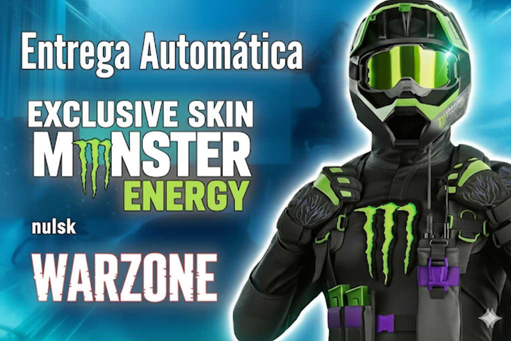 SKINS MONSTER CLUTCH OPERATOR - WARZONE QUALQUER PLATAFORMA - ENTREGA AUTOMATICA