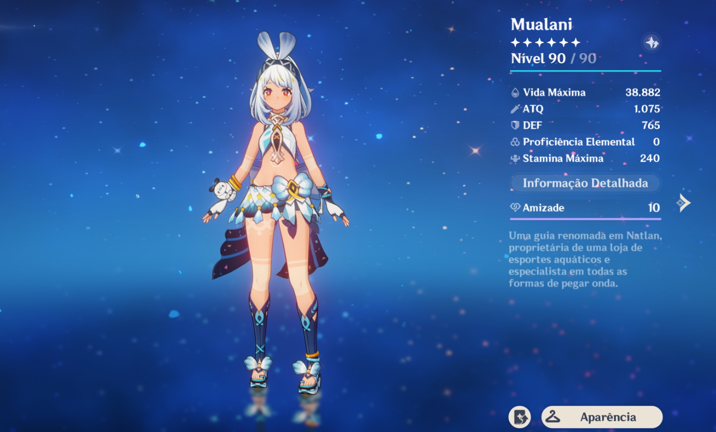 CONTA COM FURINA, MUALANI E OUTROS T5 (SERVIDOR EUROPE)