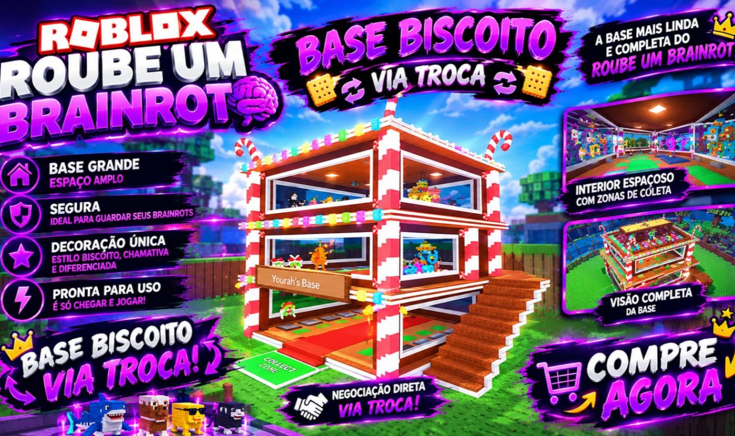 BASE ROUBE UM BRAINROT VIA TROCA - MEGA PROMOÇÃO