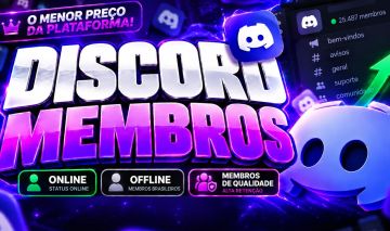 MEMBROS REAIS PARA DISCORD