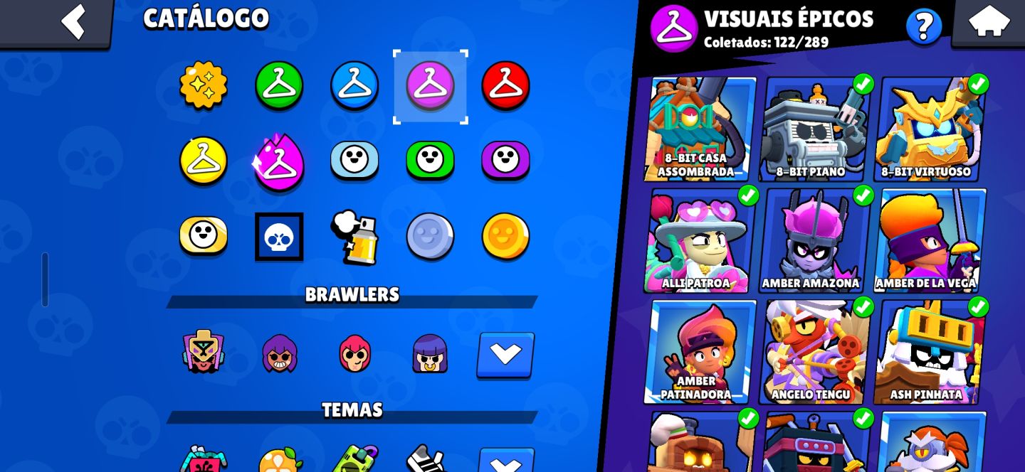 Conta de brawl stars! Com muitas skins e recurso!!