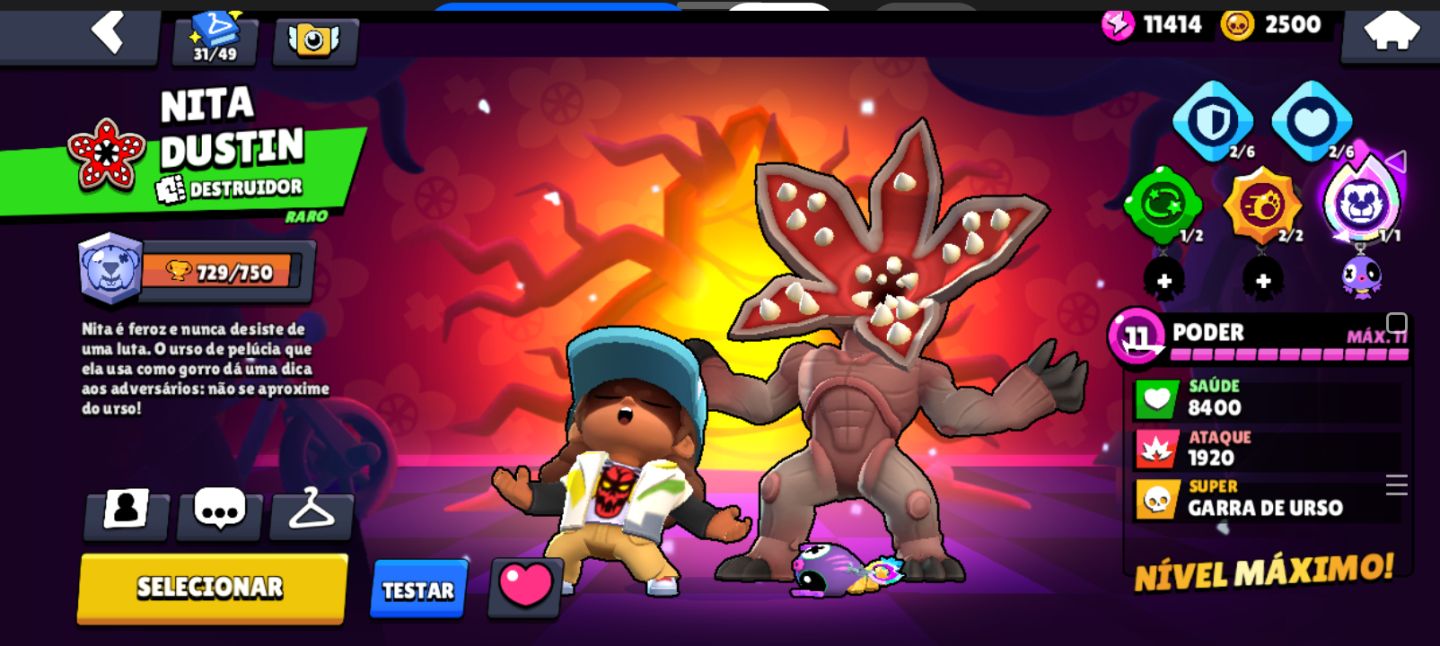 PROMOÇÃO CONTA BRAWL STARS | 67 BRAWLERS | 11.8K TROFÉUS | 7 P11