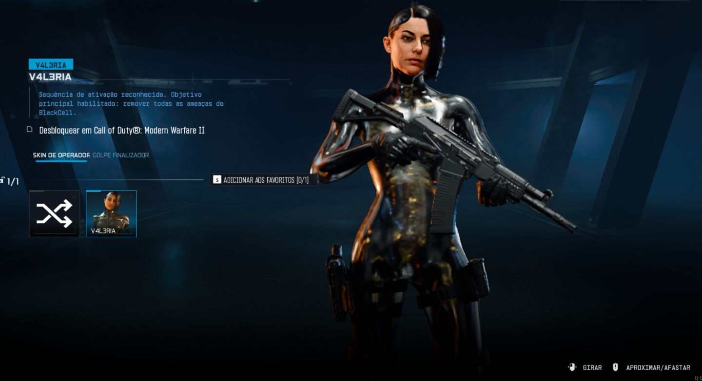 CONTA DE WARZONE / NICK MINAJ / PAUL ATRIEDES / LARA CROFT / IRIDESCENTES