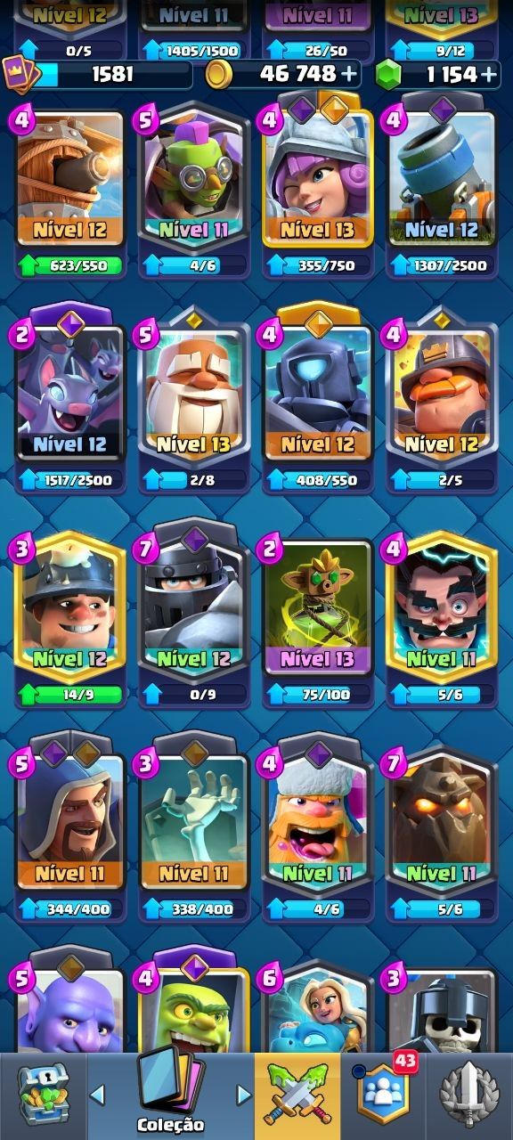 Conta clash royale +10k troféus 10 anos