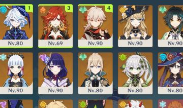 CONTA DE GENSHIN AR 56 COM 17 T5 E 6 ARMAS T5