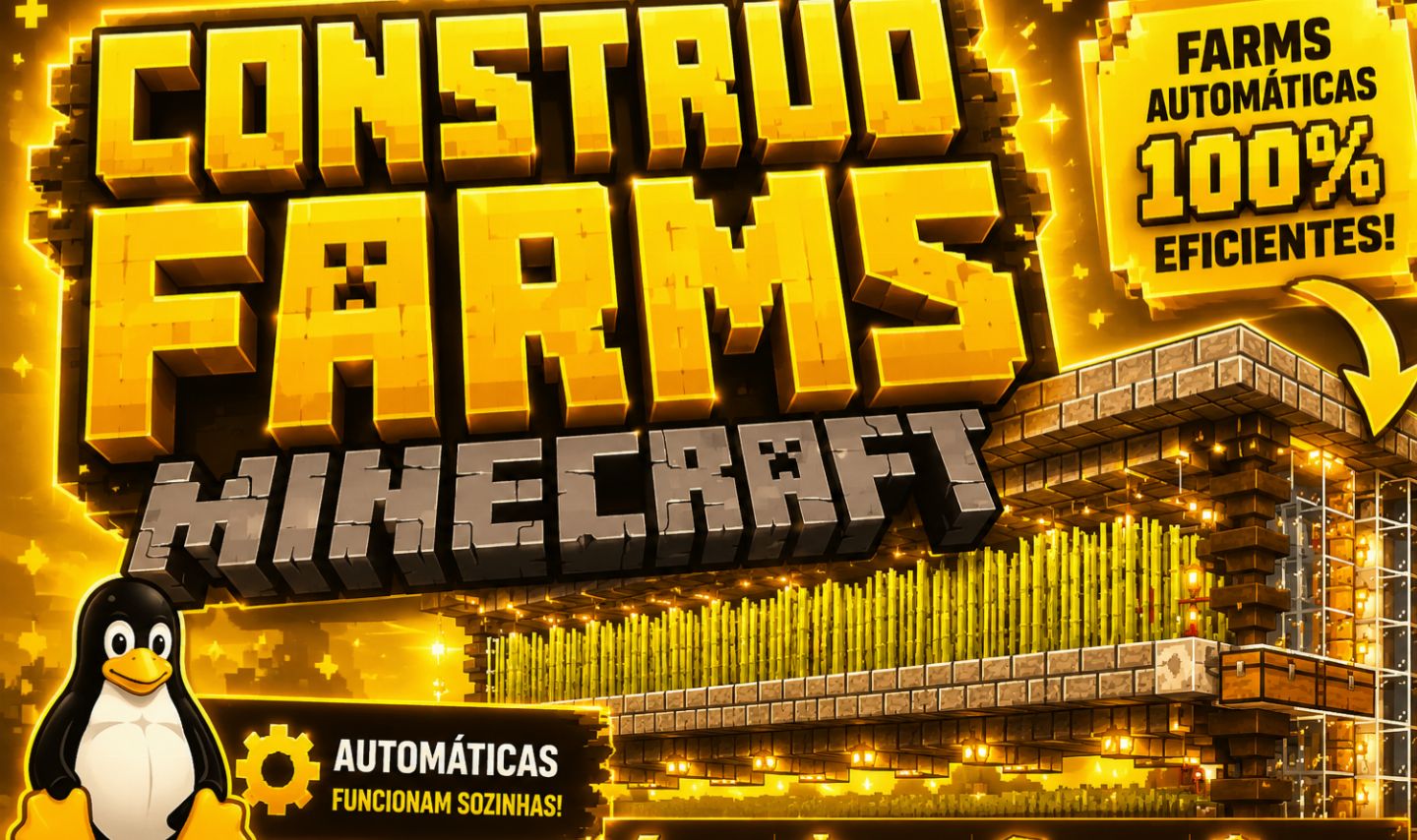 Farms Automáticas para seu Mundo Minecraft