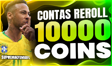 CONTAS EFOOTBALL 10000 MOEDAS AMARELA 100-120 JOGADORES