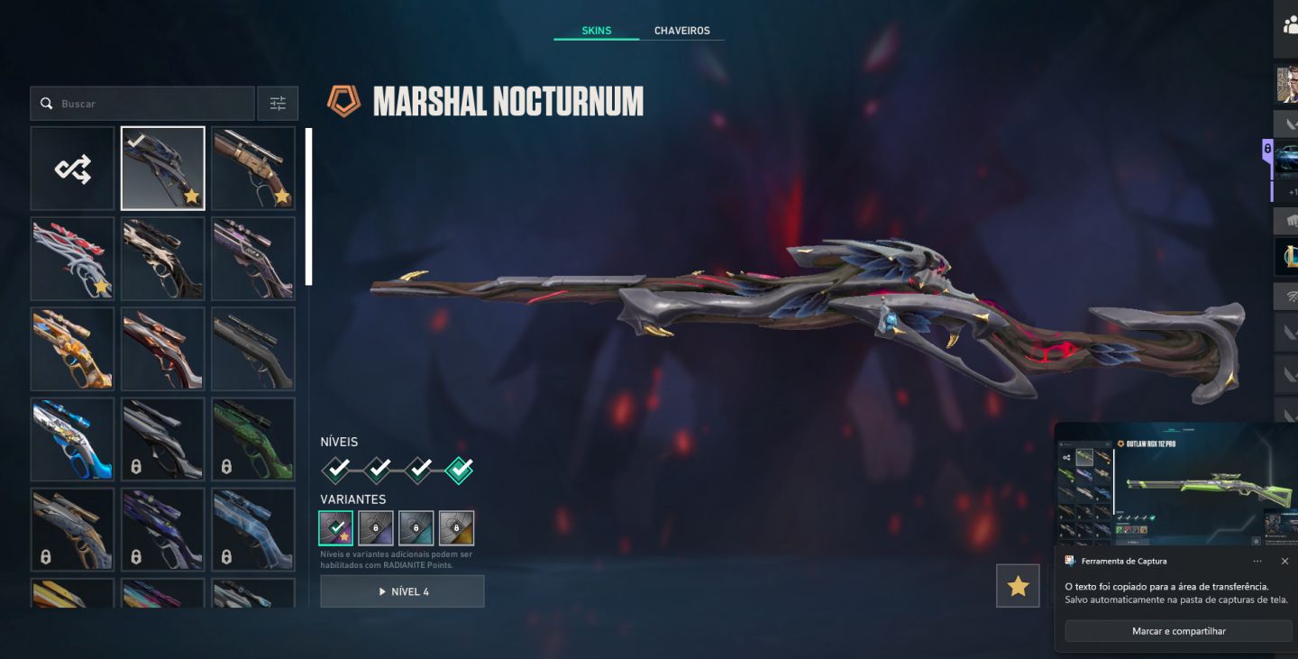 Conta VALORANT 4.2k gastos