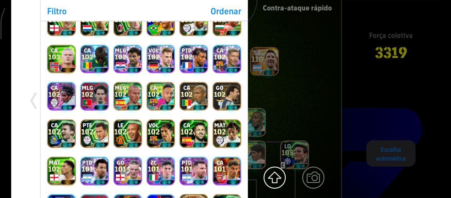CONTA EFOOTBALL 3312+ DE FORÇA MÁXIMA