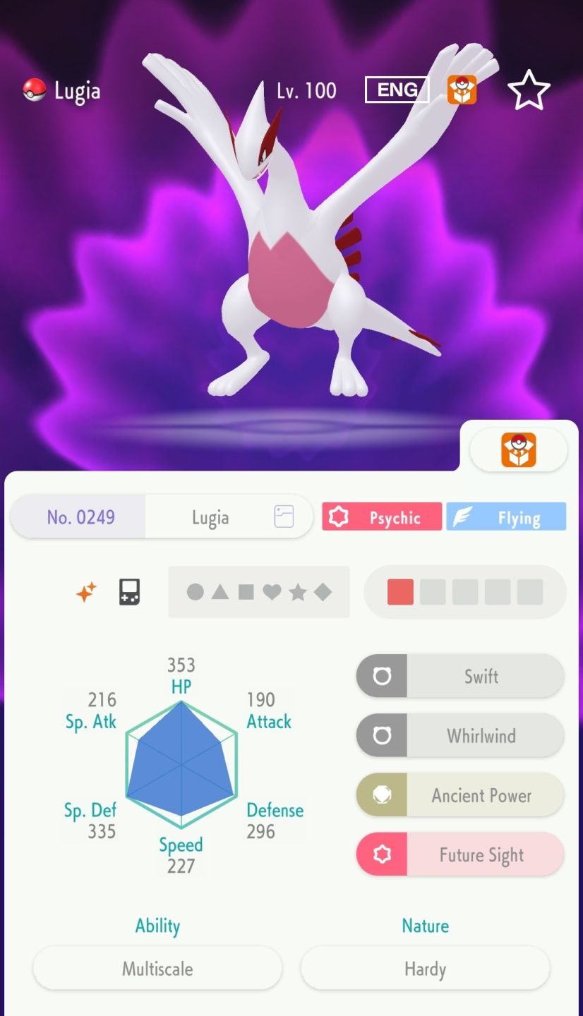 LIVING DEX SHINY POKÉMON CRYSTAL POKÉMON HOME