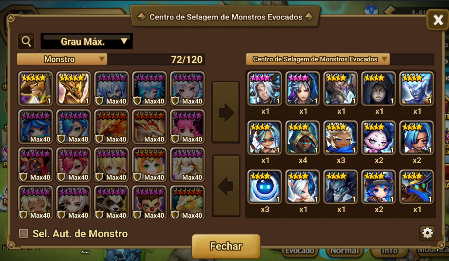 Conta Lv71 C/ Nephtys, Betta e Leah e outros Nat5, Runas Base feitas