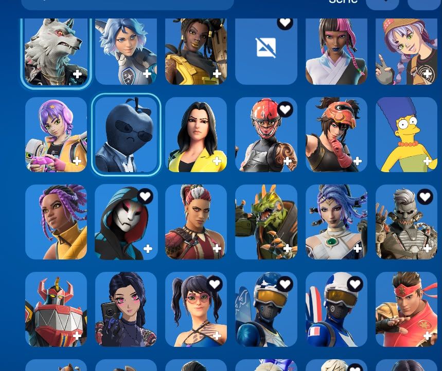 Conta Fortnite com 217 skins !
