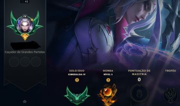 Conta Esmeralda 4 - caindo em fila mestre soloQ (65/70%winrate)