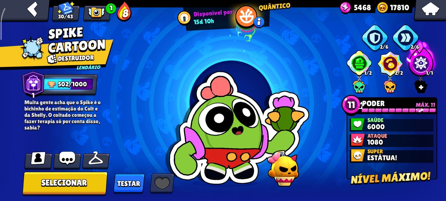 CONTA DO BRAWL STARS COM TODOS BRAWLERS NIVEL 11, COM 87 HIPERCARGAS