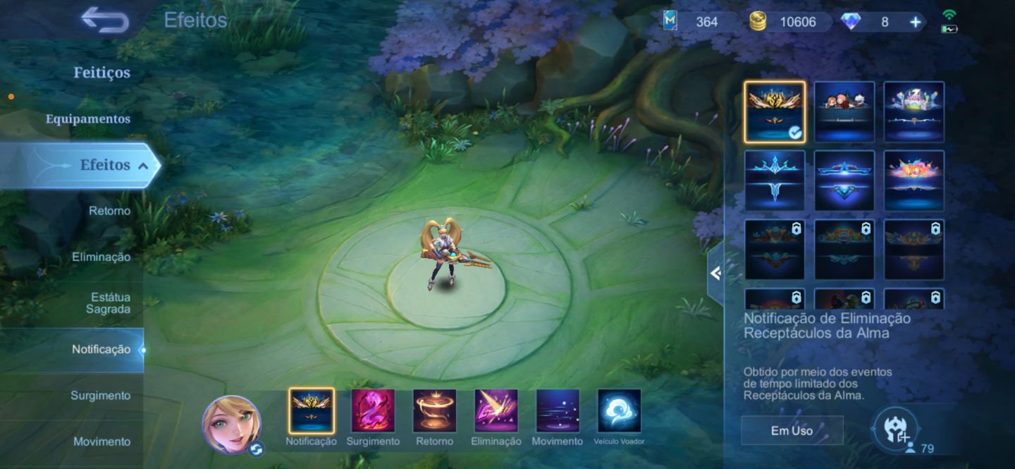Conta mobile legends skins de street fighter e jujutsu