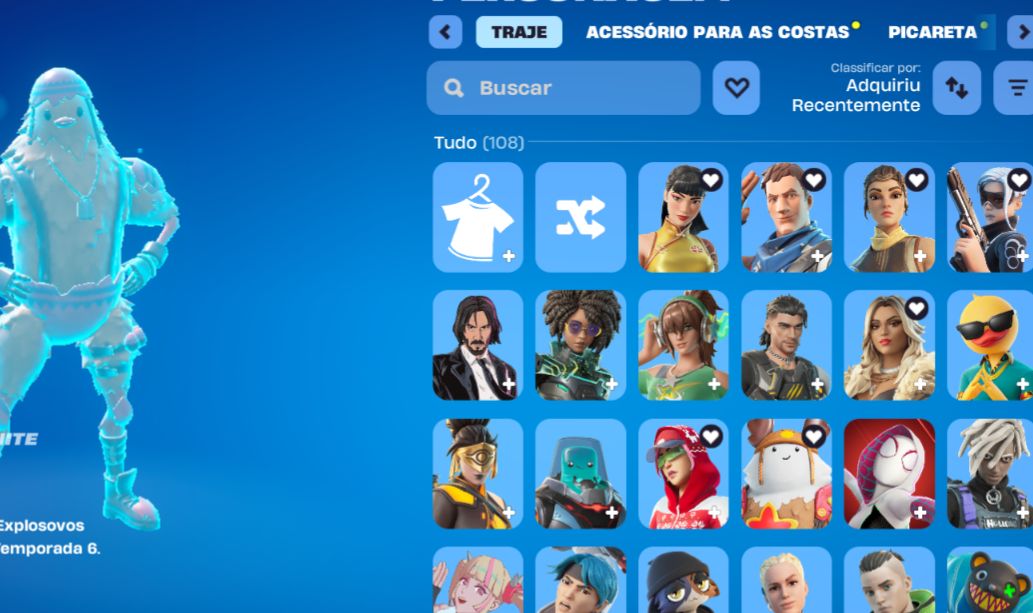 CONTA FORTNITE COM VARIAS SKINS E PASSES ANTIGOS !!!!